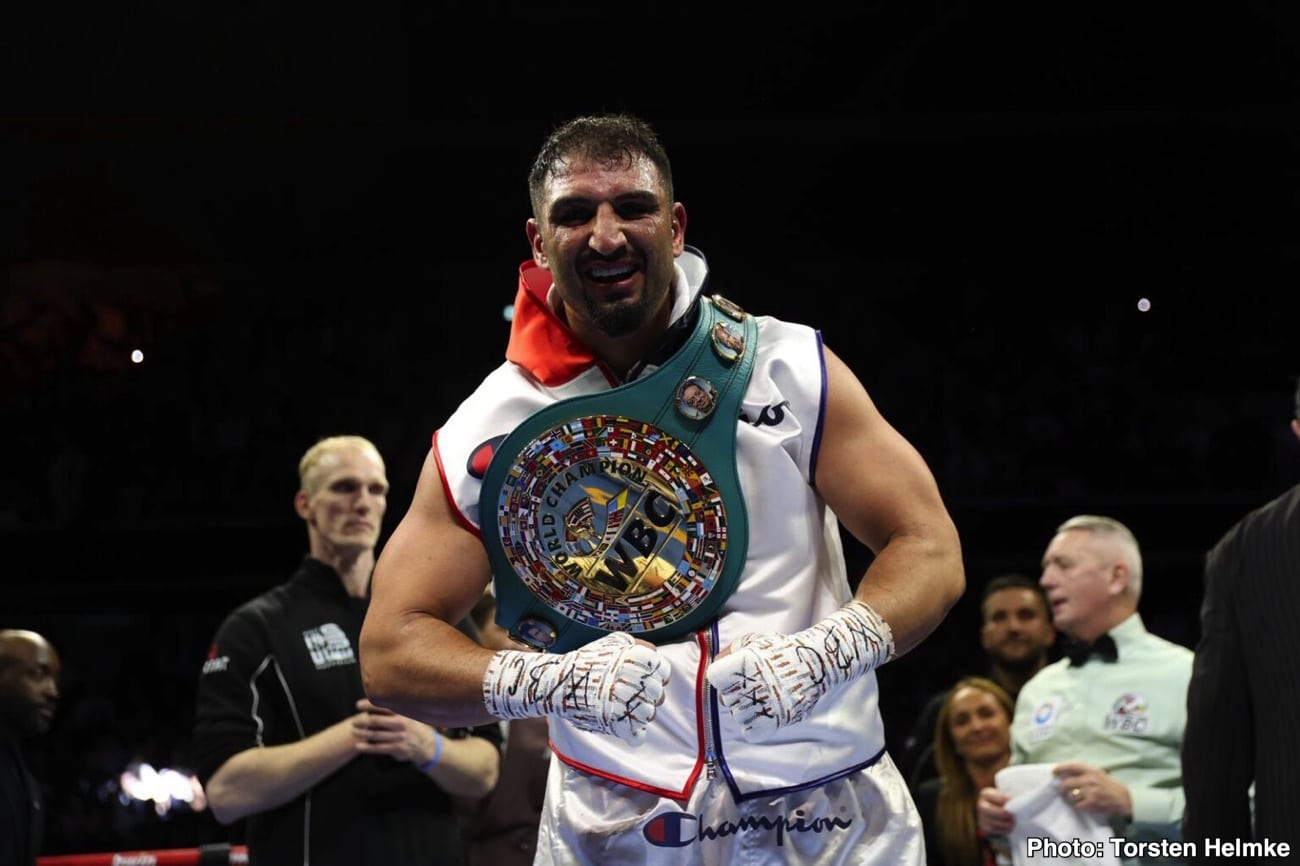 Agit Kabayel Crowned WBC Heavyweight Champion After Usyk's Exit