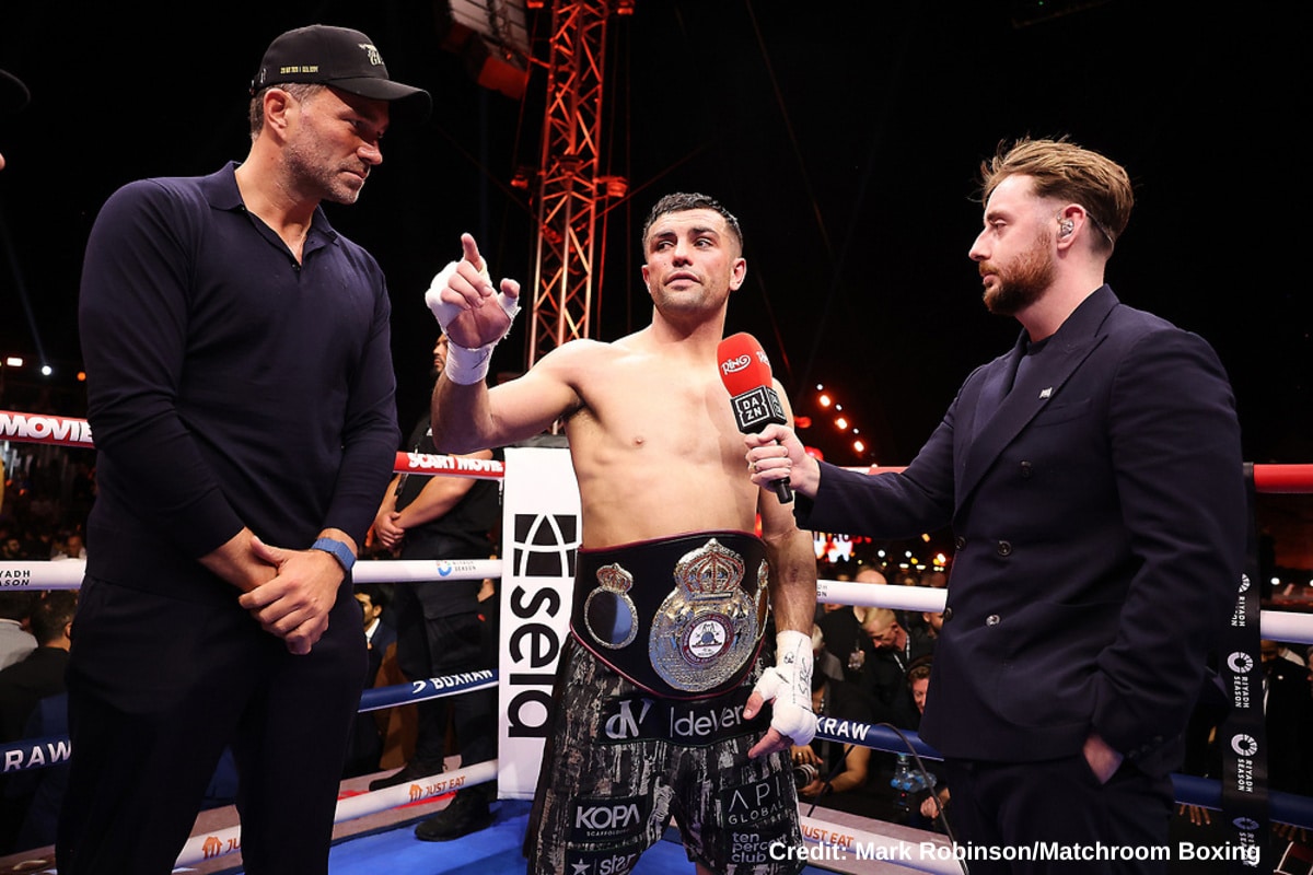 Hearn Eyes Rolly Romero vs. Jack Catterall Super Lightweight Showdown