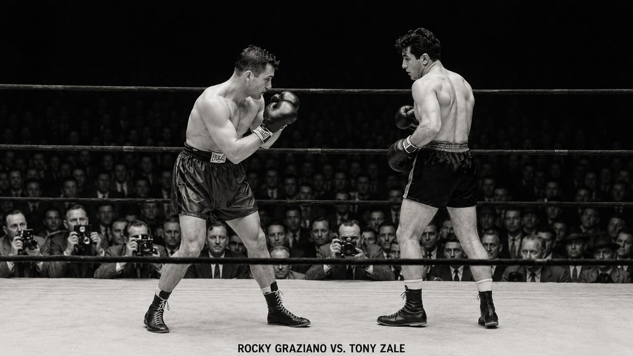Tony Zale Triumphs Over Rocky Graziano with Stunning KO