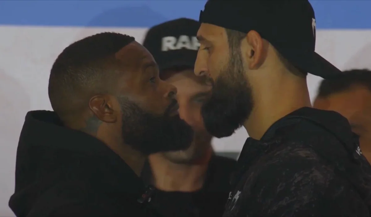 Tyron Woodley vs. Khamzat Chimaev: Faceoff Highlights Ahead of RAF Moscow